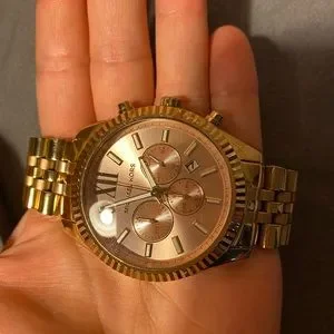 Never Used Michael Kors Women\'s \'Lexington\' Chronograph Stainless Steel Watch $33/mo - Finance Michael Kors Women main image 3